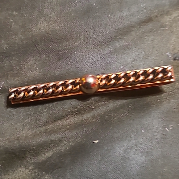 Vintage Swank Gold Tone Tie Bar (3017) - Picture 1 of 4
